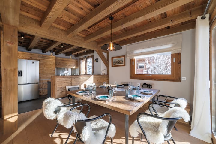 Magnifique chalet rénové à Megève au Mont d’Arbois